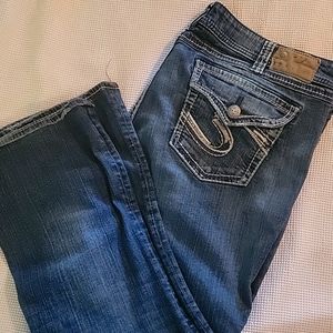 Silver suki surplus boot cut jeans sz 22